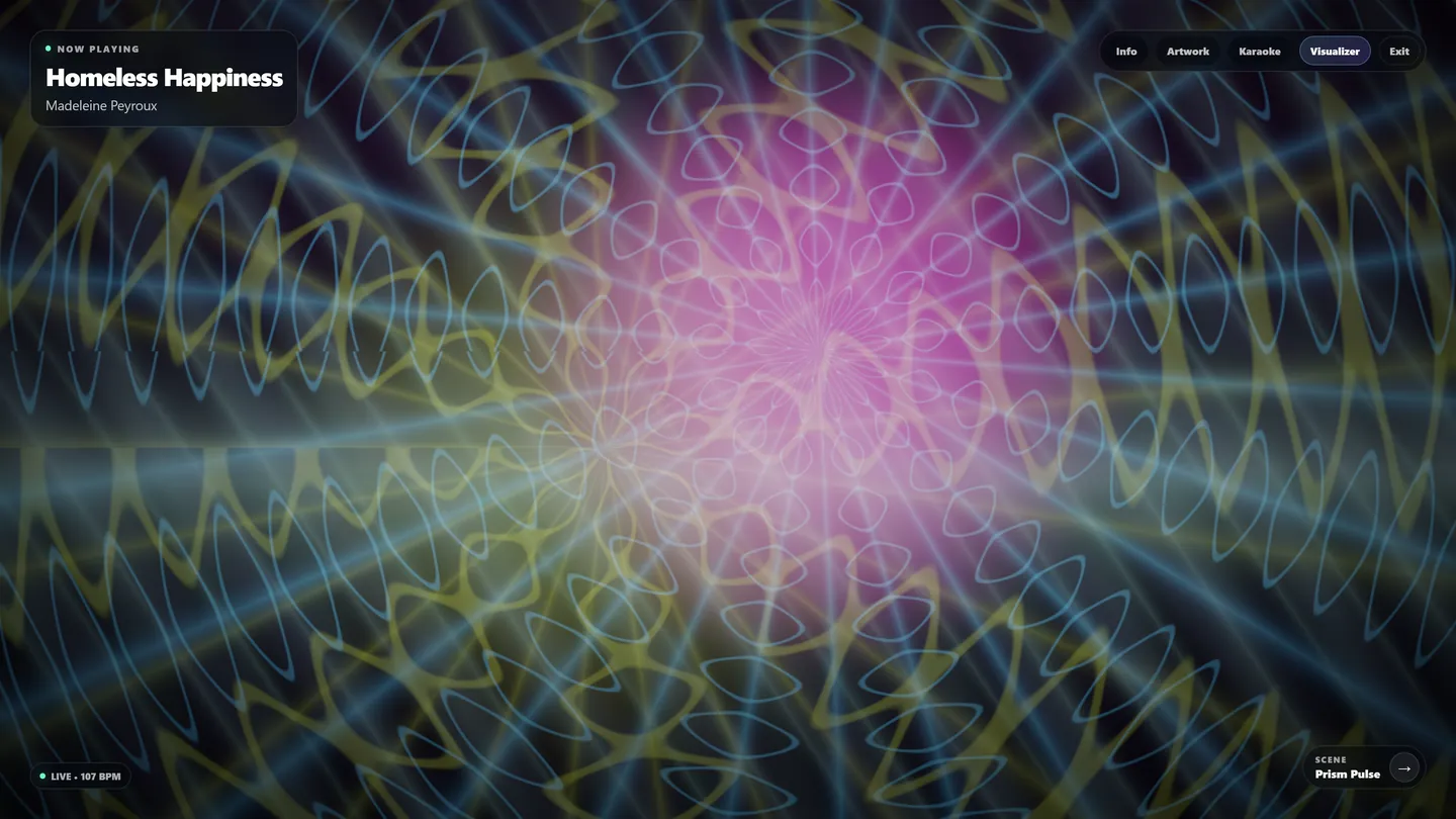 Prism Pulse CueRoom visual